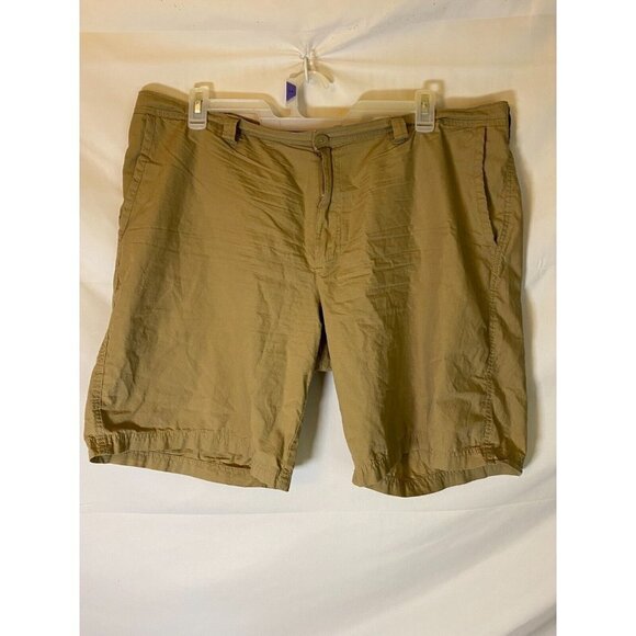 COLUMBIA MENS SIZE 42 WAIST TAN CHINO SHORTS - Picture 1 of 2